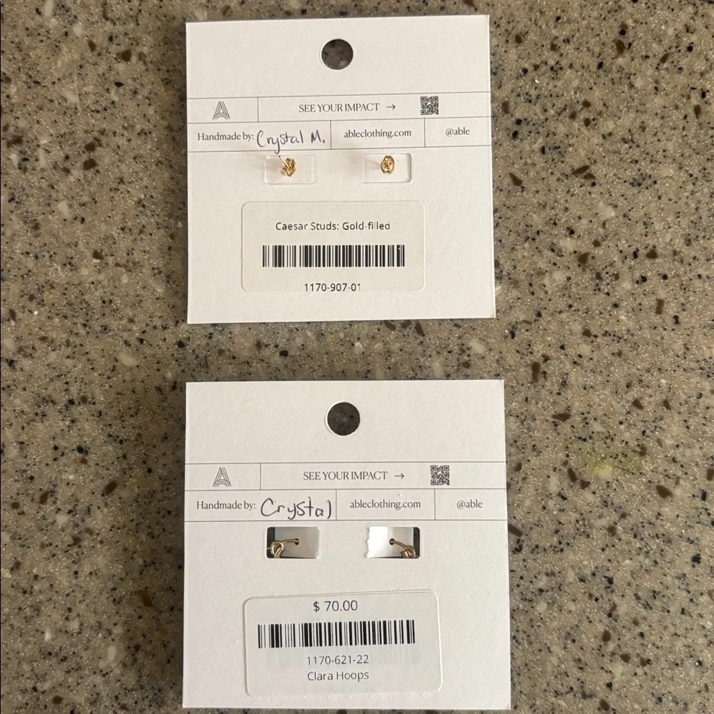 ABLE Earrings - Picture 2 of 2